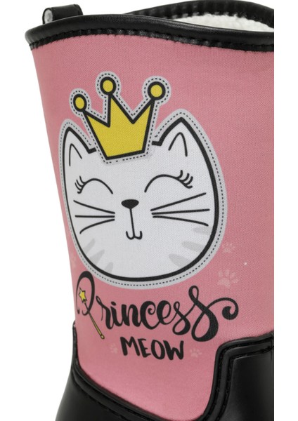 Bınono BINONO ELIS F 3PR Siyah Kız Çocuk Yağmur Çizmesi