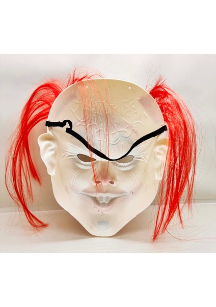Kızıl Saçlı Joker Palyaço Maskesi (5263) modelleri