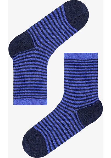 Erkek Çocuk Storm Çizgili 4'lü Soket Çorap