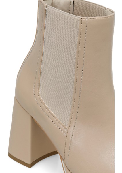 DW23018 3pr Bej Kadın Bot