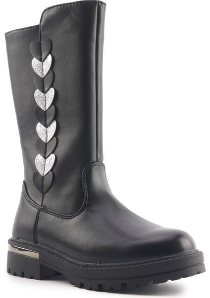 626206.P3PR Siyah Kız Çocuk Çizme