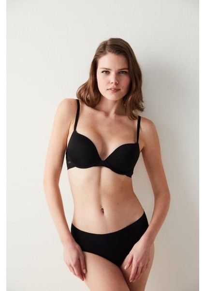 Lift Up Siyah Sütyen