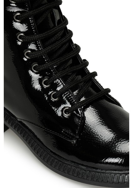 DW21017.R 3pr Siyah Kadın Düz Bot