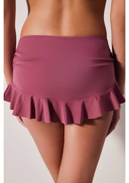 Etekli Pembe Bikini Altı