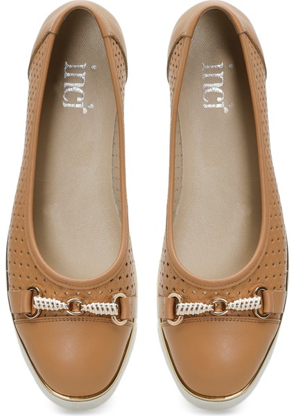 INCI ORBA 4FX Taba Kadın Dolgu Ayakkabı