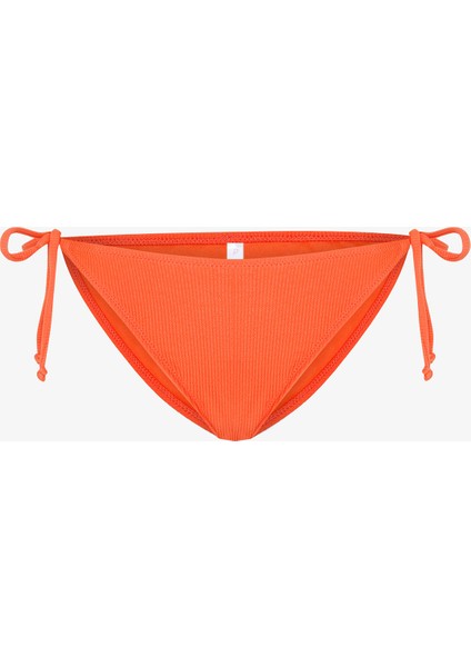 Turuncu Sona Bağlamalı Bikini Altı