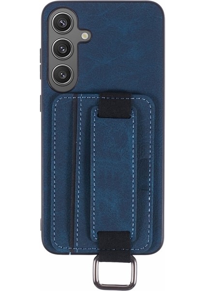 Samsung Galaxy S23 Fe Kılıf Kartlıklı El Standlı Pu Deri H13 Kapak