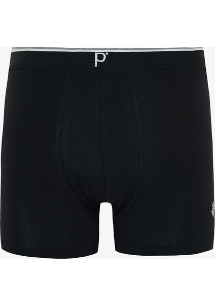 Erkek Flag Sloganlı Organik 3'lü Boxer