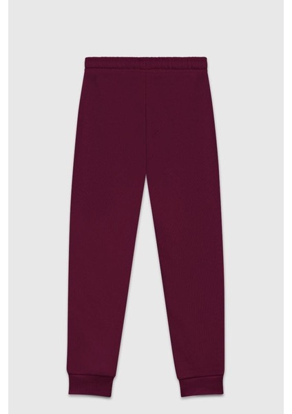 Kız Çocuk BNT-G23333 Benetton Jogger Eşofman Altı Bordo fiyatları