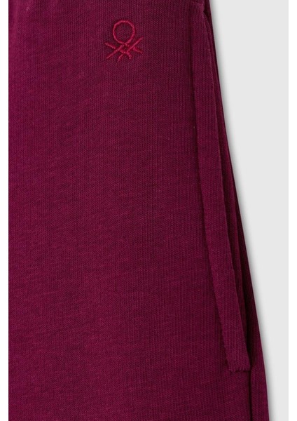 Kız Çocuk BNT-G23333 Benetton Jogger Eşofman Altı Bordo modelleri