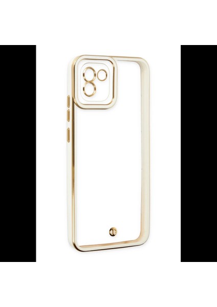 Samsung Galaxy A03 Kılıf Liva Lens Silikon - Beyaz fırsatları