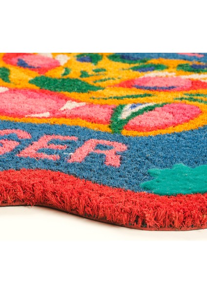 Kerala Coır Kapı Önü Paspası 50X71 cm Mavi modelleri