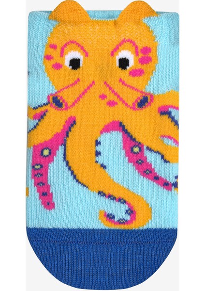 Erkek Çocuk Deep Sea 4lü Patik Çorap