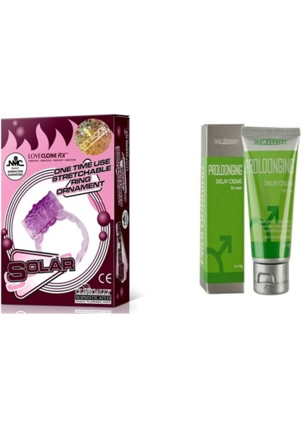 Doc Johnson Proloonging Krem + Solar Halka Set