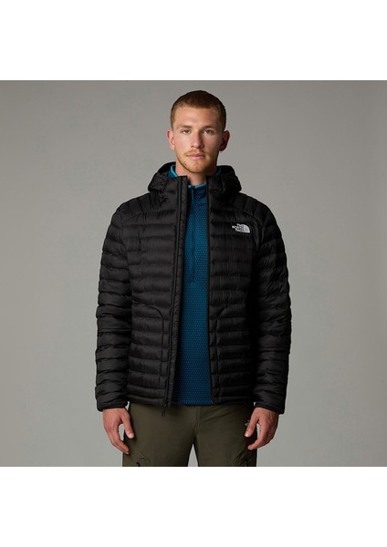 Huila Synthetic Hoodie Erkek Gri Kapüşonlu Mont