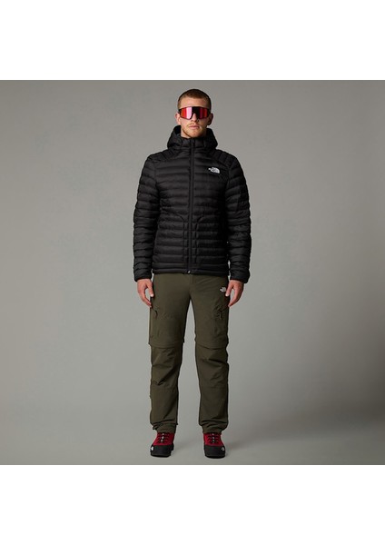 Huila Synthetic Hoodie Erkek Gri Kapüşonlu Mont