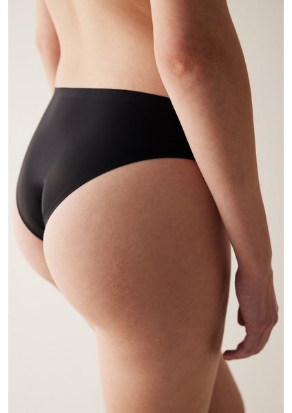 #İzbırakmaz Light Siyah Slip Külot