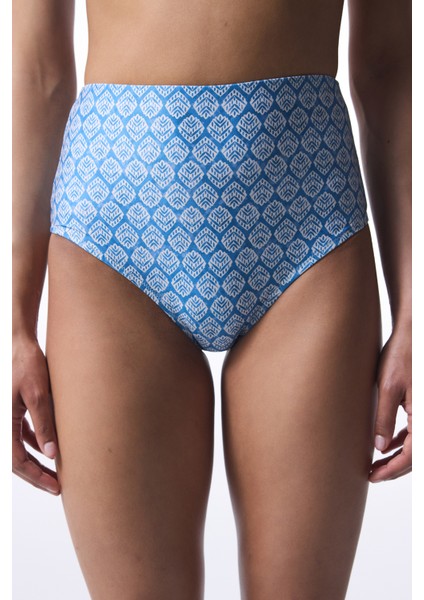 Spring Blue Yüksek Bel Bikini Altı
