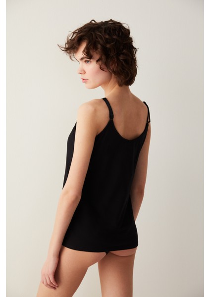 Siyah Penti Mama Anne Emzirme Atleti