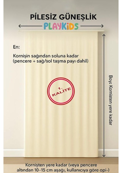 Kırık Beyaz Atlas Saten Güneşlik (Tül Perde ve Fon )Altına Her Kombine Yakışır! Tüm Odalara Şıklık Katar! fiyatları