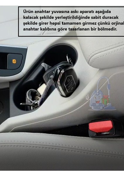 Togg T10X , T10F Uyumlu Tpu Anahtar Kılıfı – Siyah Gümüş Detaylı Premium Metalik Kapak indirimleri