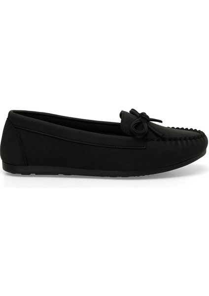 DS20054 4fx Siyah Kadın Loafer