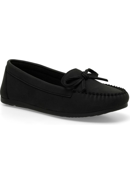 DS20054 4fx Siyah Kadın Loafer