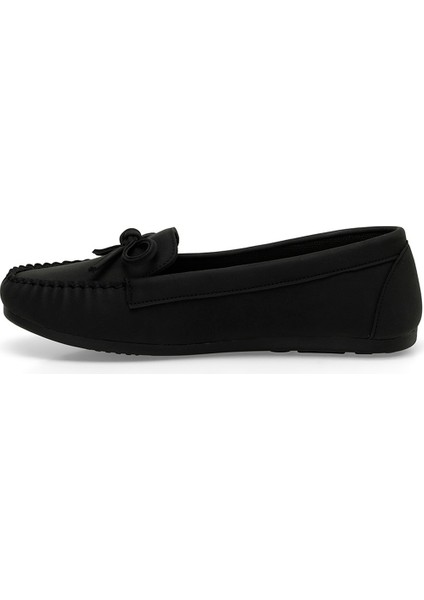 DS20054 4fx Siyah Kadın Loafer