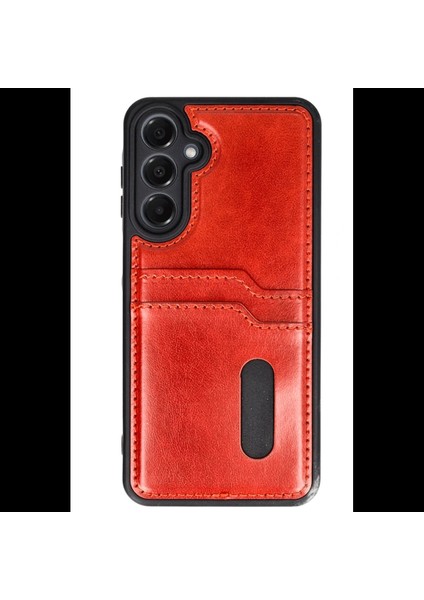 Samsung Galaxy A26 Kılıf Sara Kartvizitli Deri Kılıf