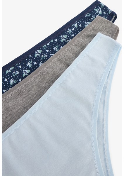 Çiçekli Night Dreams Düşük Bel 3'lü Brazilian Külot