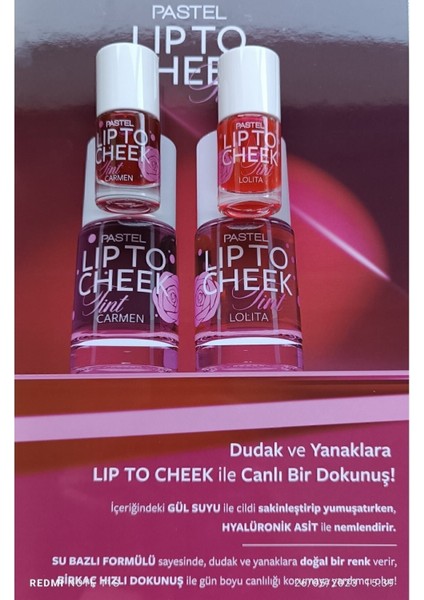 Pastel 2'li Lip To Cheek Tint Carmen&lolita