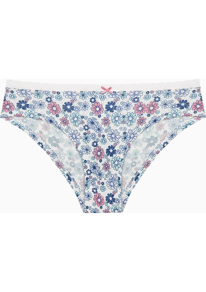 Spring Garden Pamuklu 3lü Pointel Hipster Çok Renkli Külot