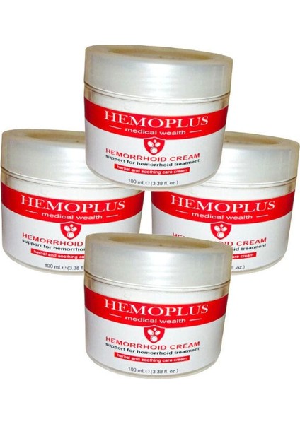 Hemoplus Krem 4 Tane 150 ml Hemeroid Kremi