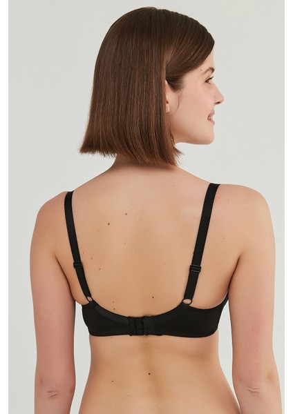 #hiççamaşırı Balensiz Mama Anne Siyah Emzirme Sütyeni