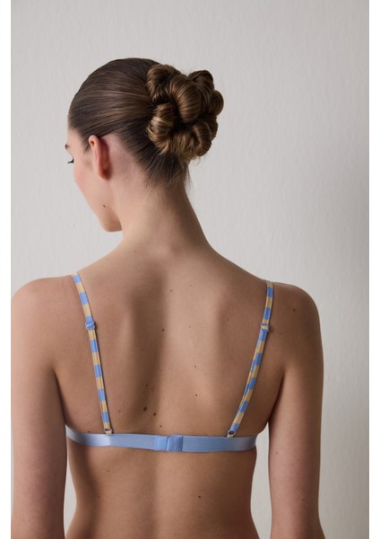 Woven Triangle Çok Renkli Sütyen