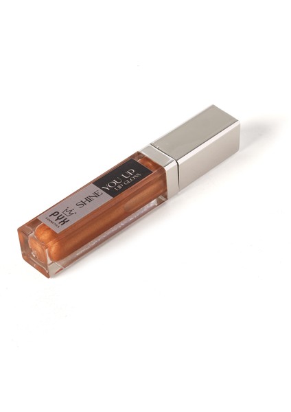 Shine You Up Lip Gloss LED Kakao Aromalı Dudak Patlatıcısı- LED Işıklı Kapak - Brown
