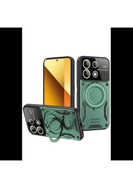 Xiaomi Redmi Note 13 4g Kılıf Joy Lens Standlı Kapak