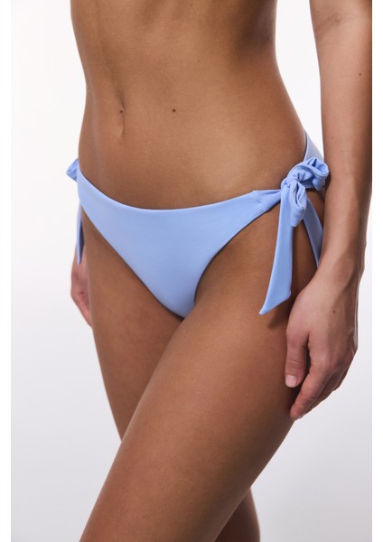 Açık Mavi Düşük Bel Brazilian Bikini Altı