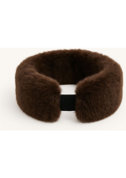 Kadın Kışlık Peluş Boyunluk Bandana Şapka