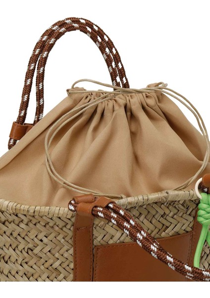 Hasır Bgck El 4fx Kum Kadın El Çantası