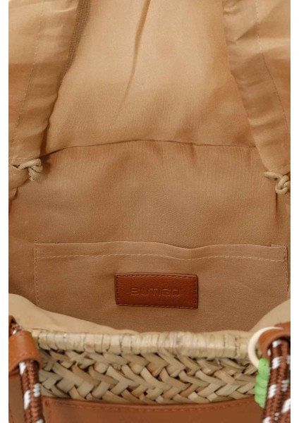 Hasır Bgck El 4fx Kum Kadın El Çantası