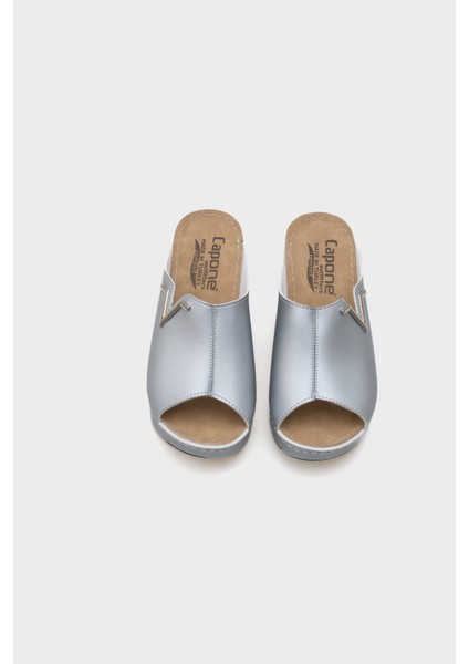 Capone 6145 Kadın Platform V Toka Terlik