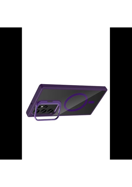 Samsung Galaxy S23 Ultra Remim Lensli Magsafe Standlı Kapak modelleri