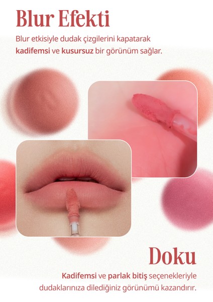 Blur Efekti Veren, Kadife Bitişli, Dolgunlaştırıcı Tint Clıo Volumate Blur Tint 101 Cotton Tangerine indirimleri