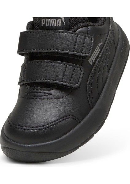 Courtflex V3 V Inf-Black-Black-Cast Iron Çocuk Ayakkabı-Siyah fırsatları