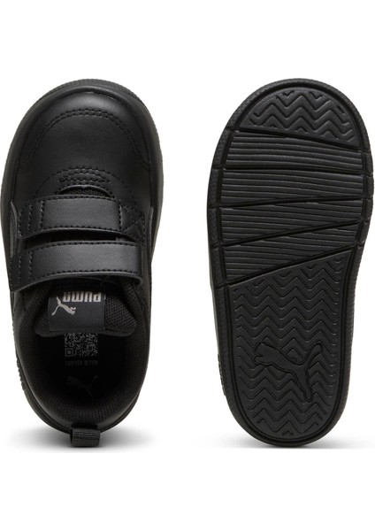 Courtflex V3 V Inf-Black-Black-Cast Iron Çocuk Ayakkabı-Siyah indirimleri