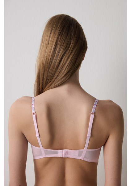 Laluce Lace Pembe Sütyen