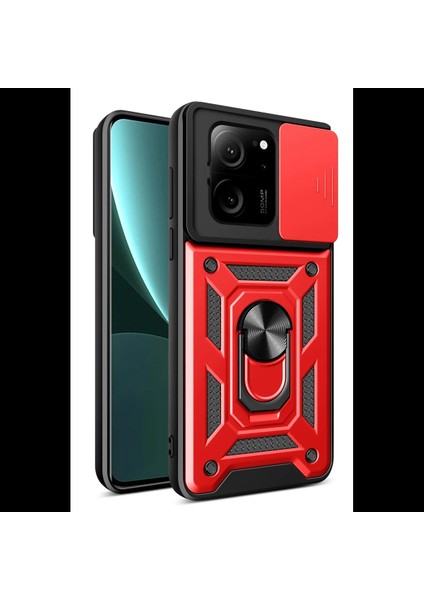 Xiaomi Mi 13T Pro Kılıf Pars Lens Yüzüklü Silikon