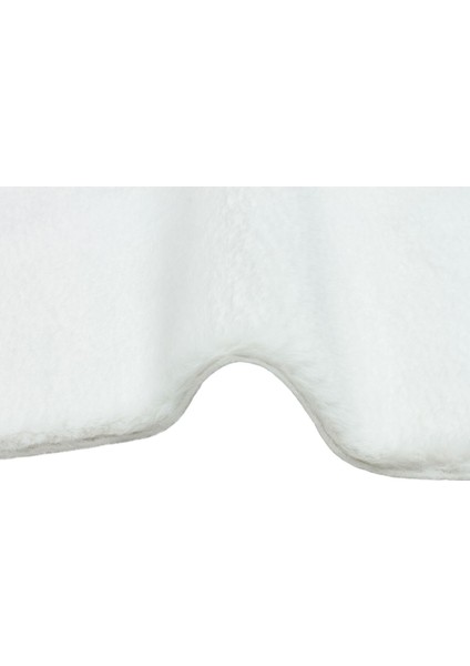 Solo 1611 Beyaz - Tüy Dökmez Kaydırmaz Tabanlı Modern Peluş Halı fiyatları