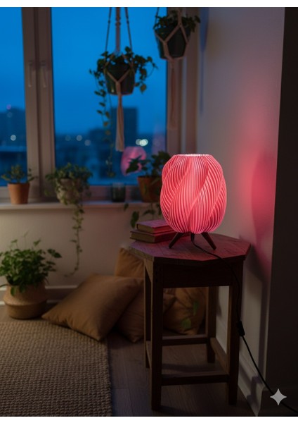 Spiral Masa Lambası - Şık ve Estetik Dekoratif Aydınlatma modelleri